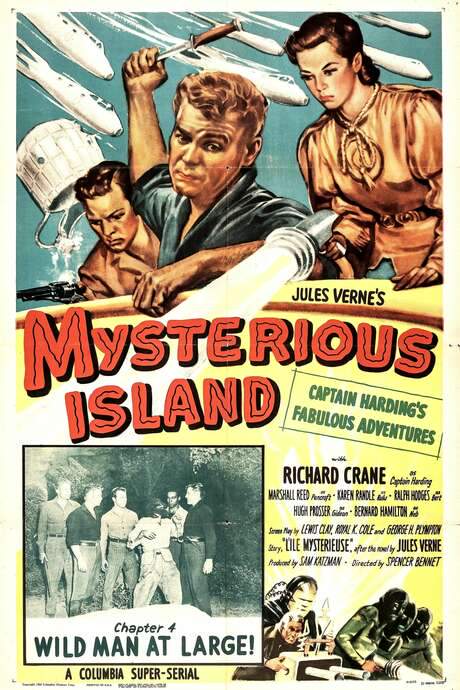 Mysterious Island (1951) movie poster