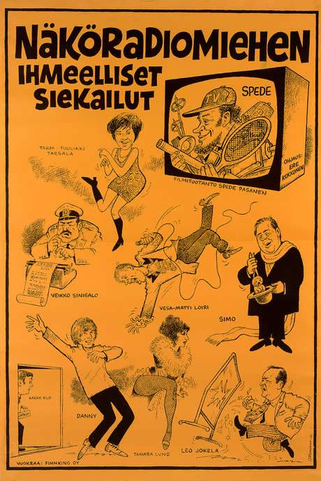Näköradiomiehen ihmeelliset siekailut (1969) movie poster