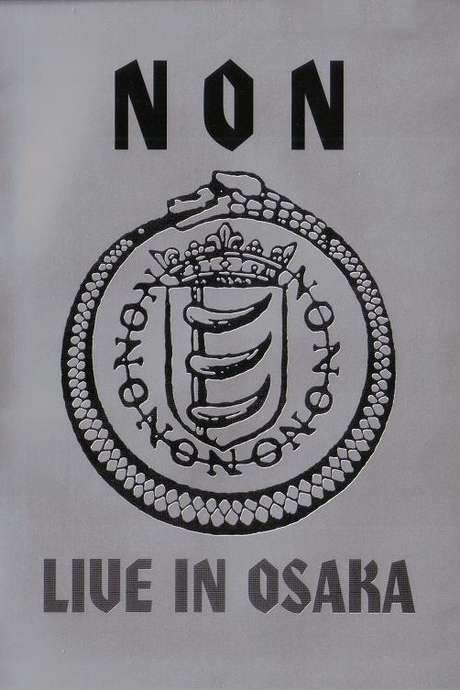 NON: Live in Osaka (1989) movie poster