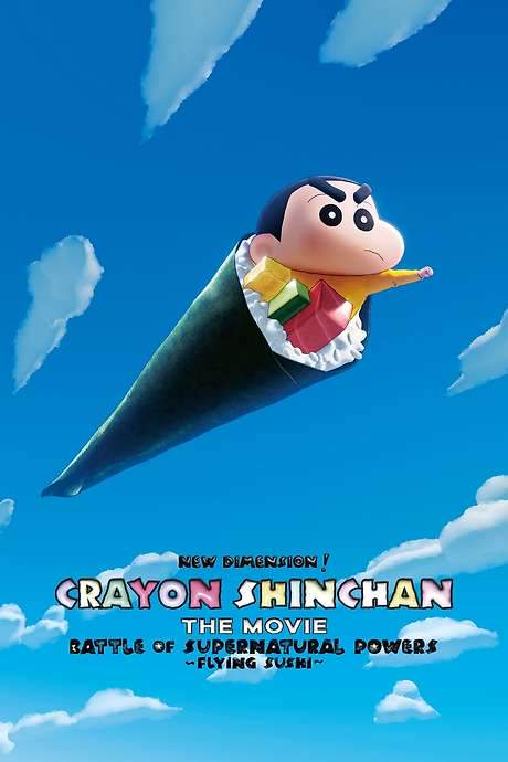 New Dimension! Crayon Shin-chan the Movie: Battle of Supernatural Powers ~Flying Sushi~ (2023) movie poster