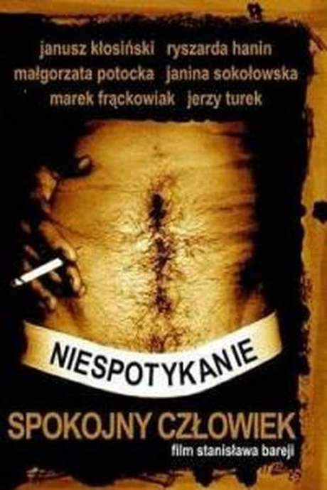 Niespotykanie spokojny człowiek (1975) movie poster