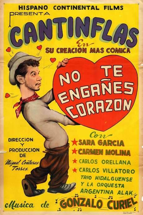No te engañes corazón (1937) movie poster