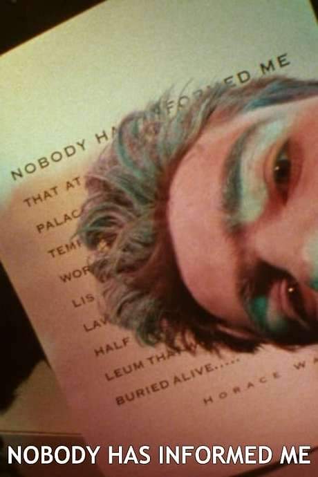 Nobody Had Informed Me (1989) movie poster
