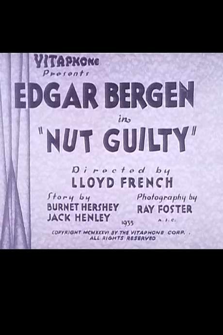 Nut Guilty (1936) movie poster