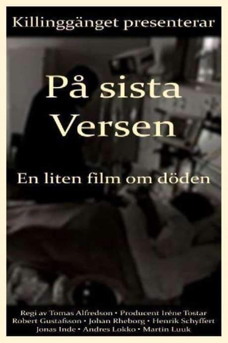 On the Last Verse - A Small Film About Death (1999) movie poster