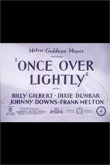 Once Over Lightly (1938) movie poster