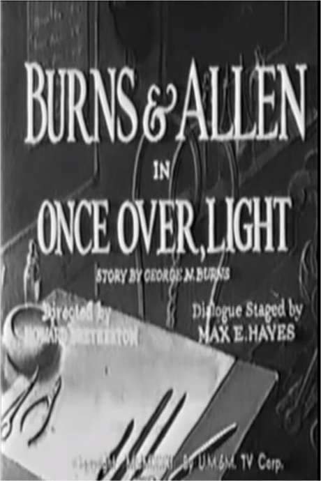 Once Over, Light (1931) movie poster