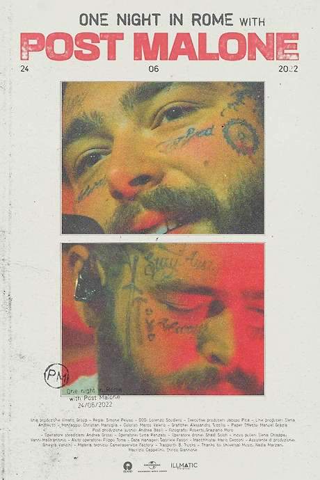One Night in Rome with Post Malone (2022) movie poster
