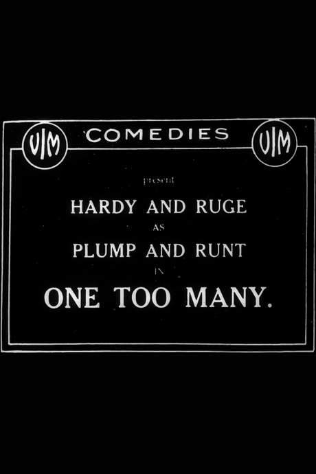One Too Many (1916) movie poster