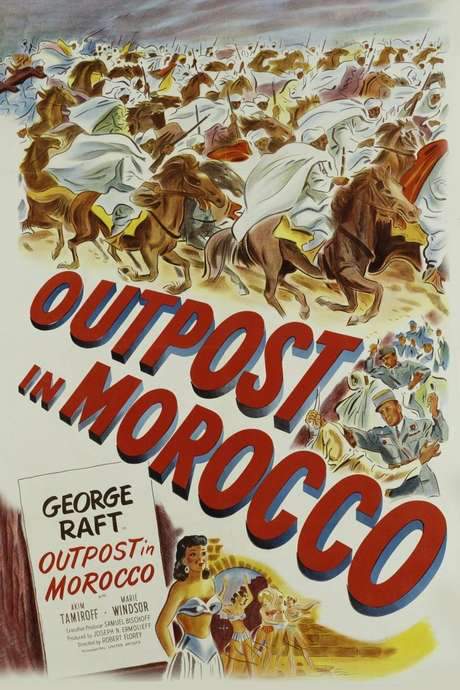 Outpost in Morocco (1949) movie poster
