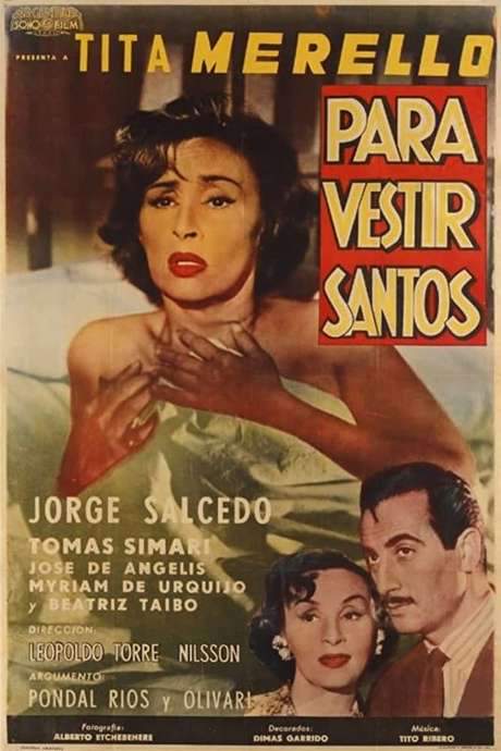 Para vestir santos (1955) movie poster