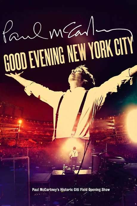 Paul McCartney: Good Evening New York City (2009) movie poster
