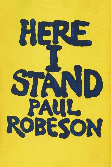 Paul Robeson: Here I Stand (1999) movie poster