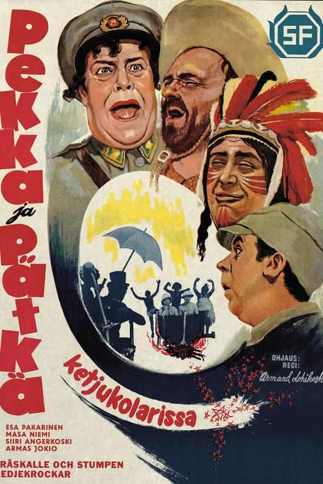 Pekka ja Pätkä ketjukolarissa (1957) movie poster