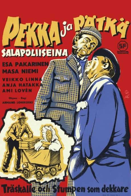 Pekka ja Pätkä salapoliiseina (1957) movie poster
