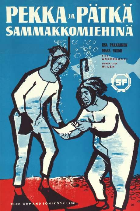 Pekka ja Pätkä sammakkomiehinä (1957) movie poster