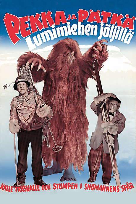 Pekka ja Pätkä lumimiehen jäljillä (1954) movie poster