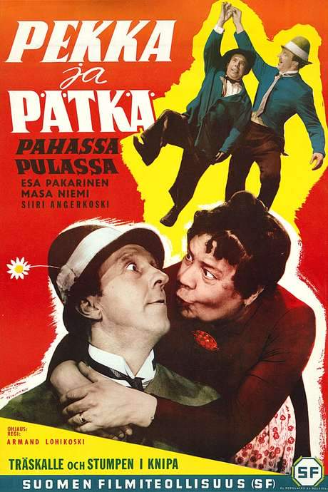 Pekka ja Pätkä pahassa pulassa (1955) movie poster