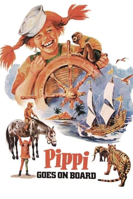 Pippi Goes on Board (1969) movie poster