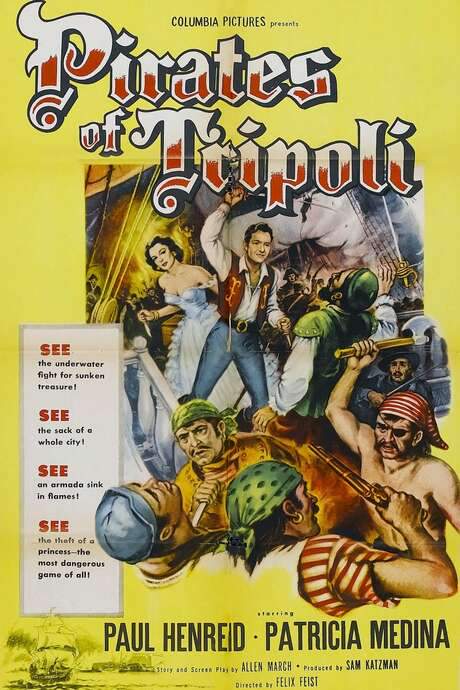Pirates of Tripoli (1955) movie poster