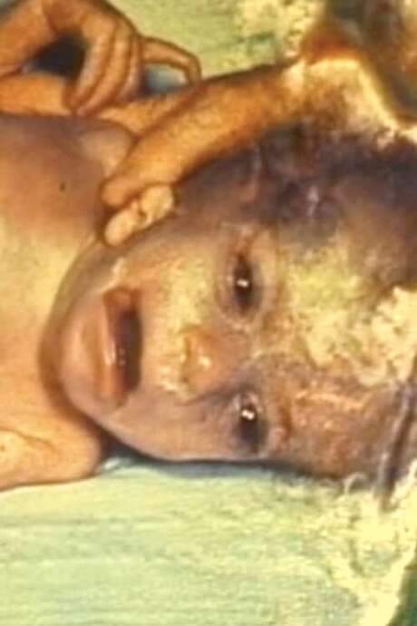 Experimental short combining disturbing images of children with interview snippets of author Peter Sotos.