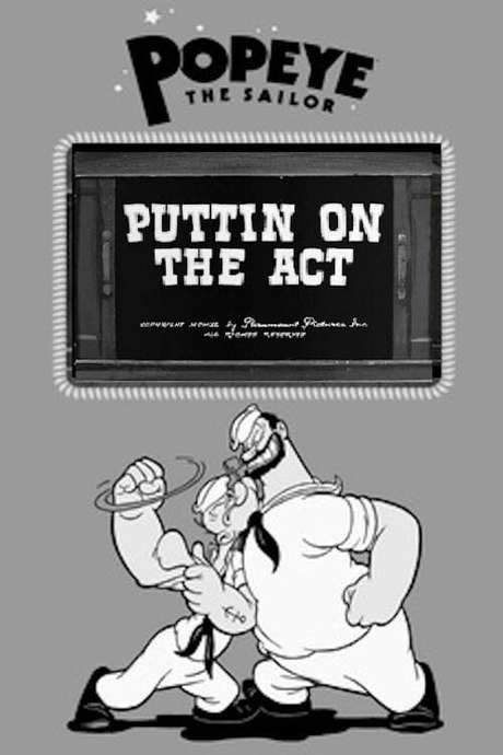 Puttin on the Act (1940) movie poster