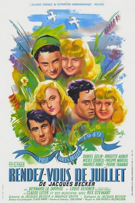 Rendezvous in July (1949) movie poster
