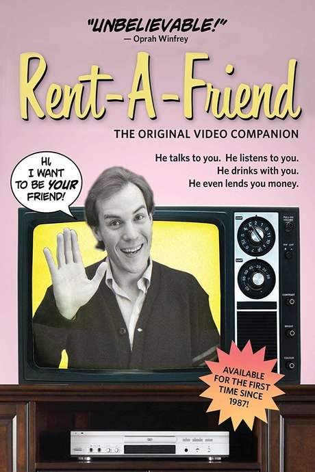 Sam is the perfect companion you can summon with a VCR. He talks, listens, shares a drink and even lends money, meeting every need of a solitary viewer. Produced in 1987 as a novelty for lonely households, the tape turns your living‑room into a one‑on‑one encounter with a friendly, helpful stranger.