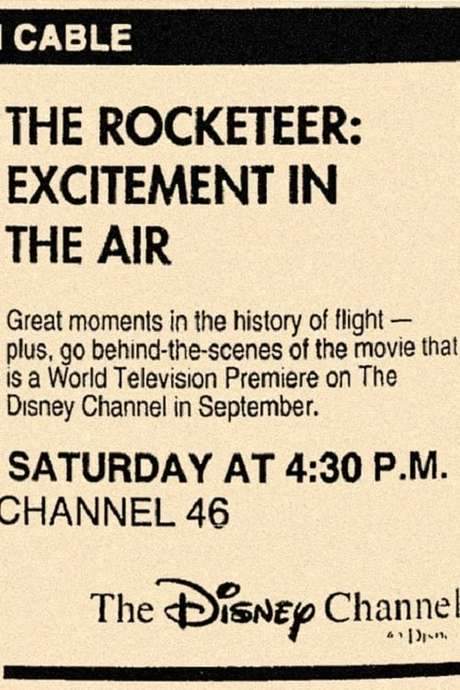Rocketeer: Excitement in the Air (1991) movie poster