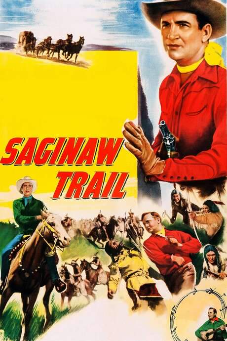 Saginaw Trail (1953) movie poster