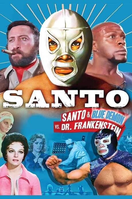 Santo and Blue Demon vs. Dr. Frankenstein (1974) movie poster