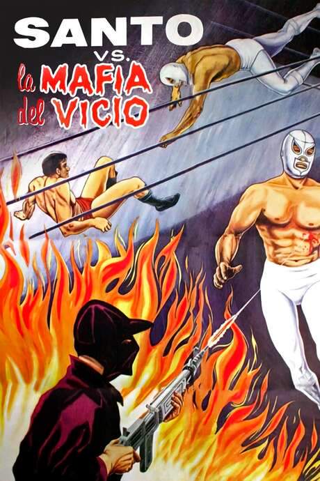 Santo vs. the Vice Mafia (1971) movie poster