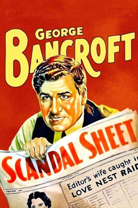 Scandal Sheet (1931) movie poster