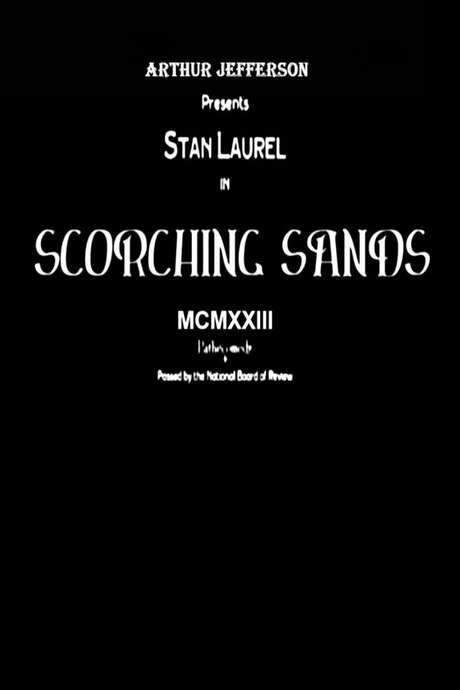 Scorching Sands (1923) movie poster