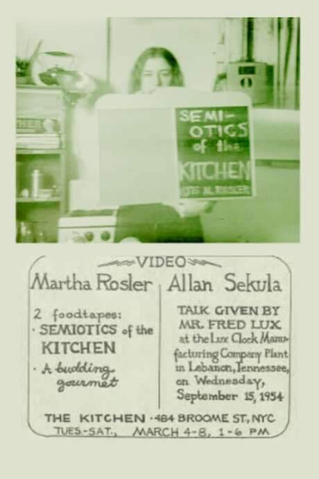 Semiotics of the Kitchen (1975) movie poster