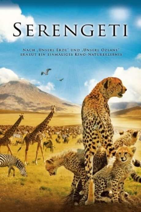 The film follows the migration of over a million wildebeest across the Serengeti savanna seeking grass. At the rainy season’s end the herd moves north with zebras and gazelles, as lions and cheetahs stalk them. A highlight is Mara crossing, where they confront cliffs and crocodiles. When rains return they move south as north grass lacks phosphorus.