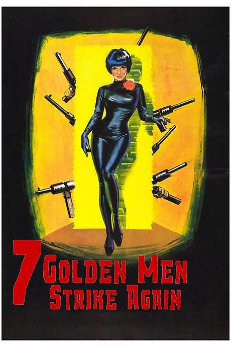 Seven Golden Men Strike Again (1966) movie poster