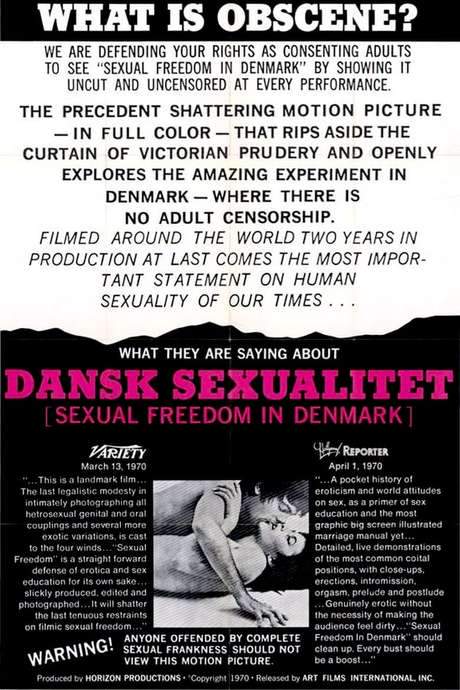 Sexual Freedom in Denmark (1970) movie poster