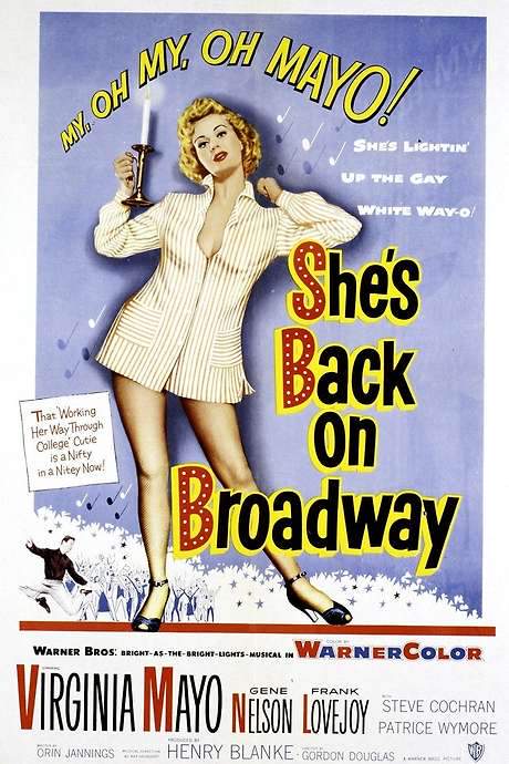 She’s Back on Broadway (1953) movie poster