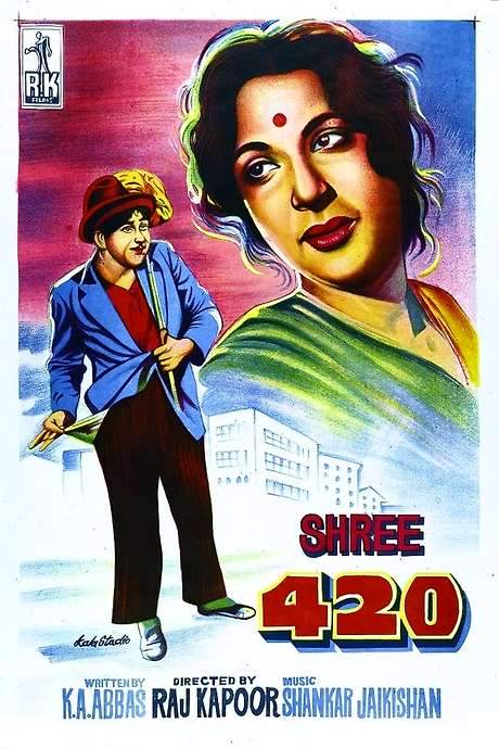 Shree 420 (1955) movie poster