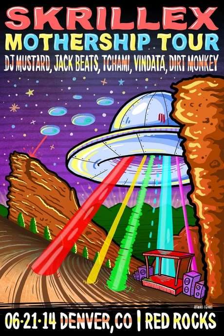 Skrillex - Live @ Red Rocks Amphitheatre (2014) movie poster