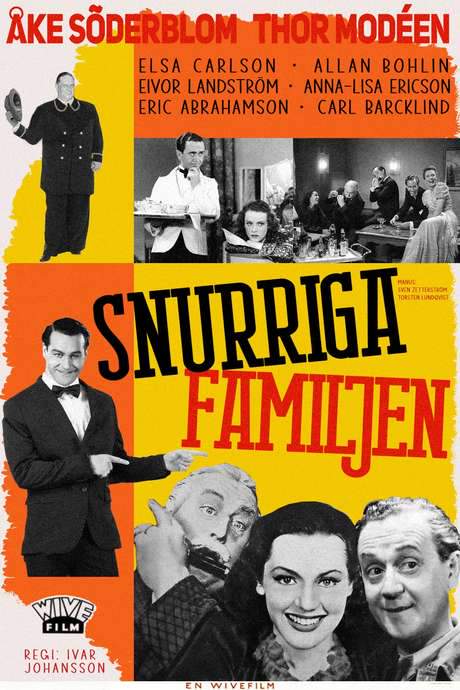 Snurriga familjen (1940) movie poster