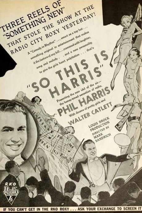 So This Is Harris! (1933) movie poster