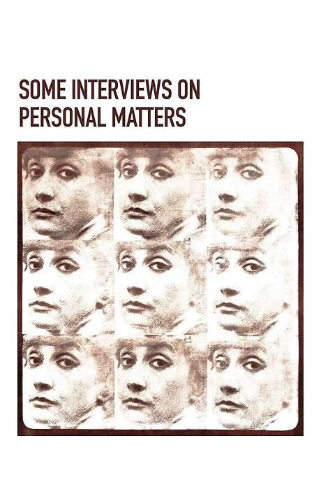 Some Interviews on Personal Matters (1978) movie poster