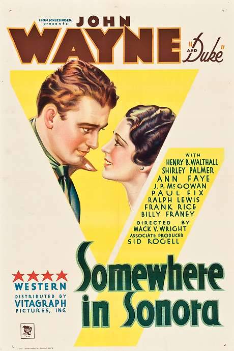 Somewhere in Sonora (1933) movie poster