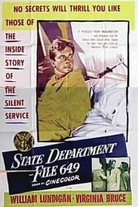 State Department: File 649 (1949) movie poster