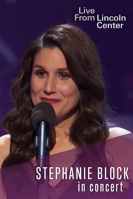 Stephanie J. Block: Live from Lincoln Center (2018) movie poster