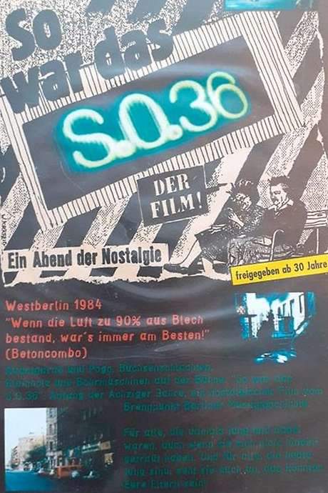 Such Was the S.O. 36 (1984) movie poster