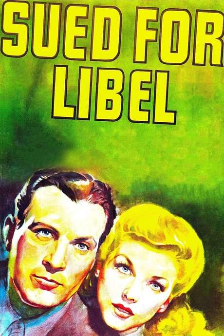 Sued for Libel (1939) movie poster