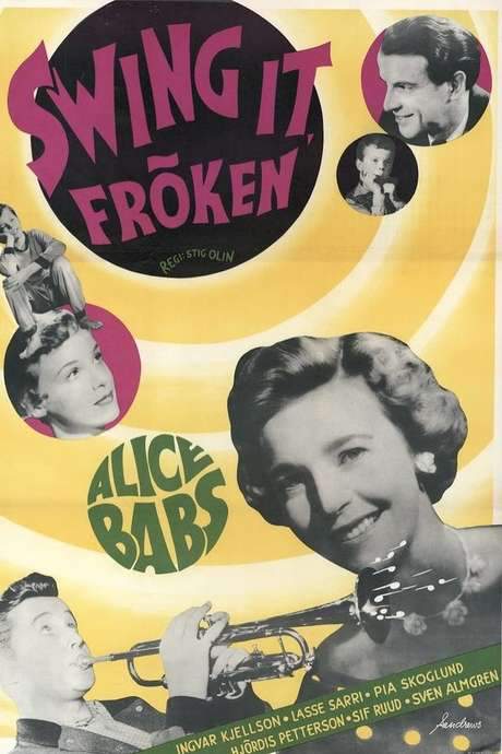 Swing it, fröken (1956) movie poster